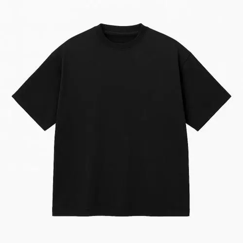 Plain Oversized Tshirt (S, Black)